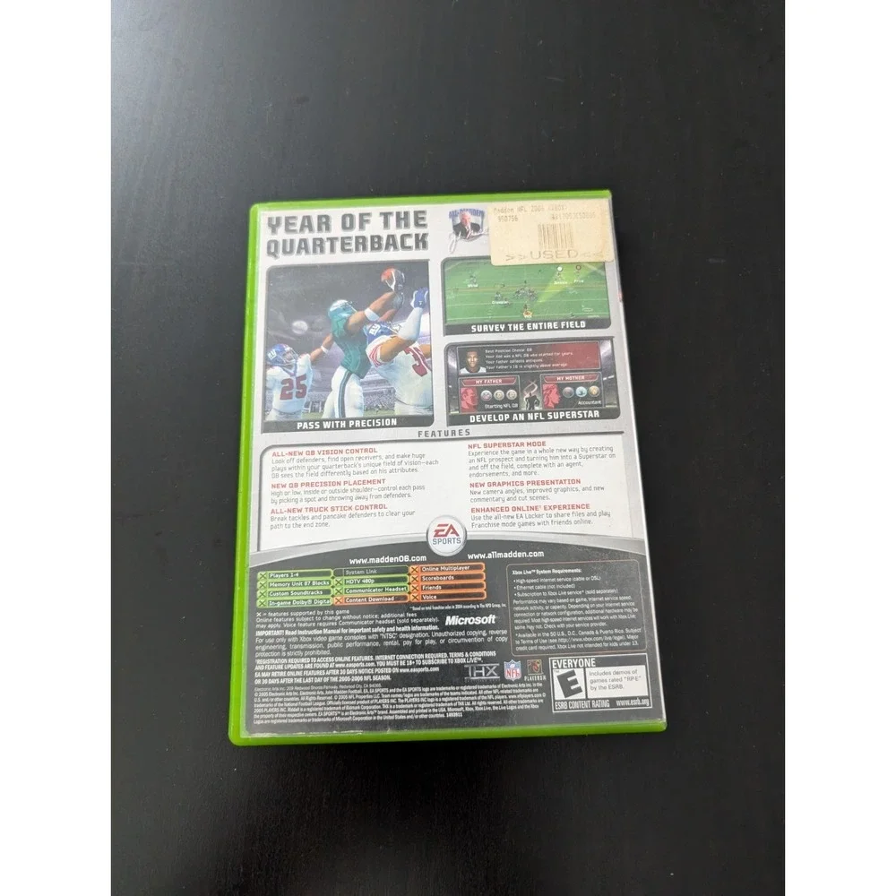 Madden NFL 06‎ (Microsoft Xbox 360, 2005)